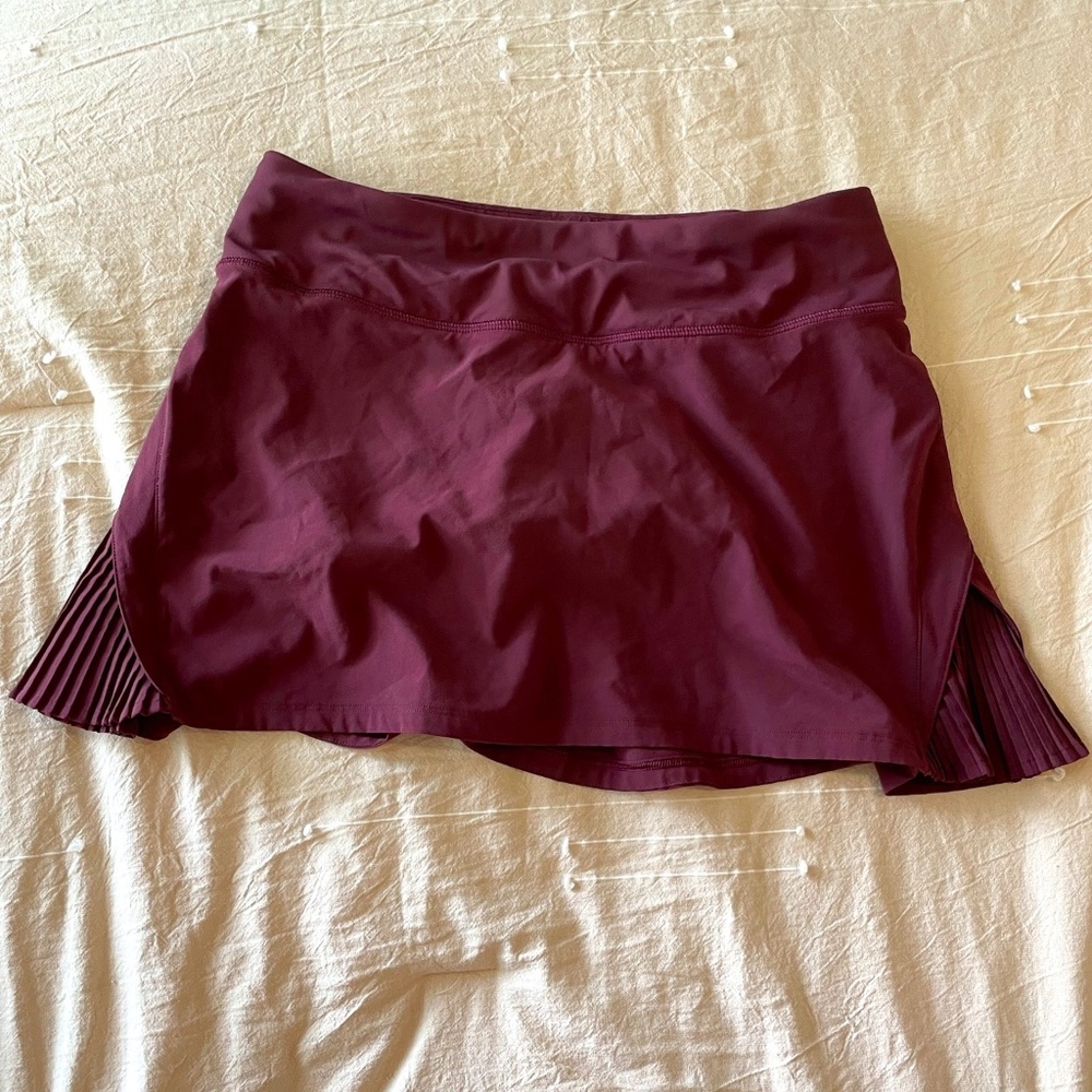 Lululemon Maroon Skort Size 4